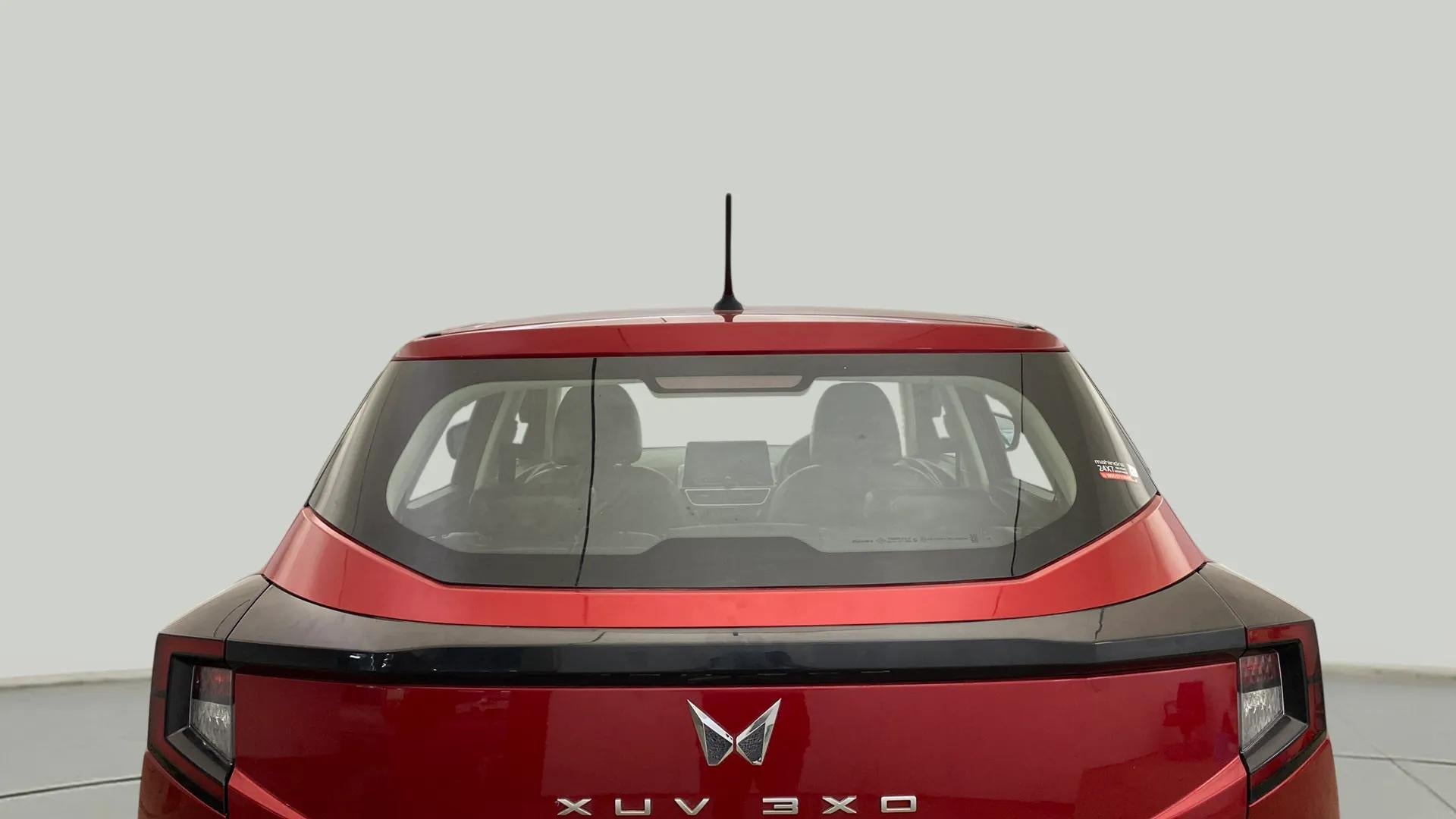 Rear view of a Mahindra XUV 3XO