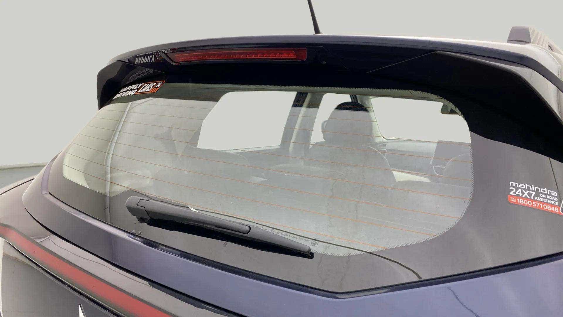 Rear view of a Mahindra XUV 3XO