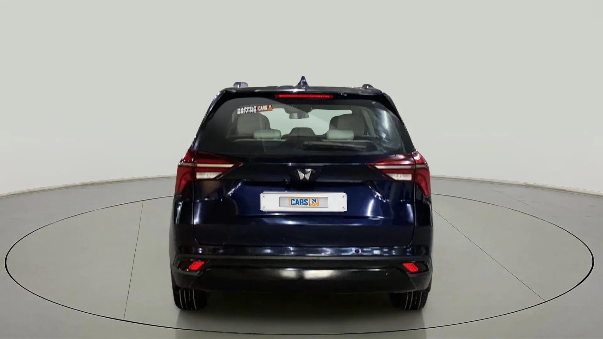 Rear view of a Mahindra XUV700