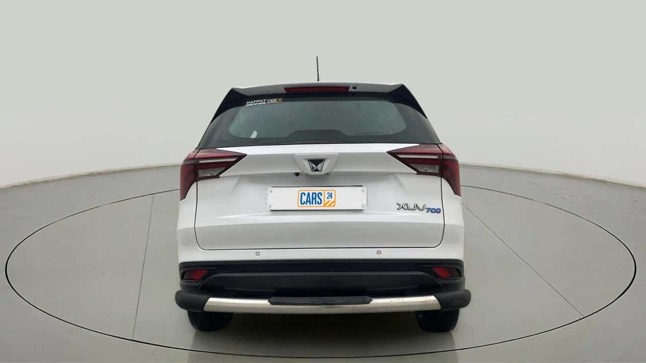 Rear view of a Mahindra XUV700