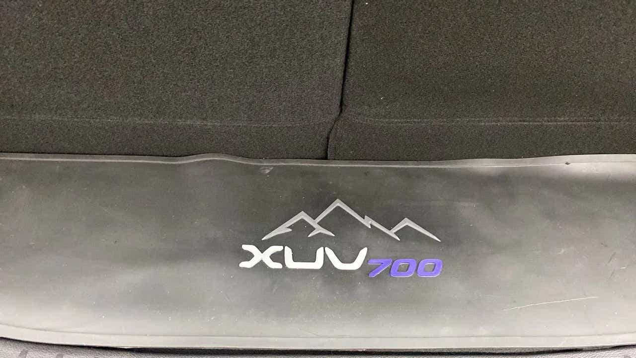 Boot area mat of a Mahindra XUV700