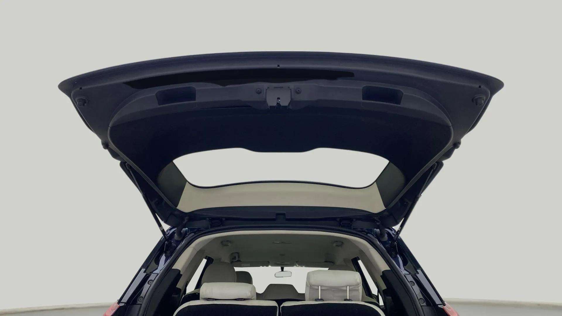 Boot open view of a Mahindra XUV700