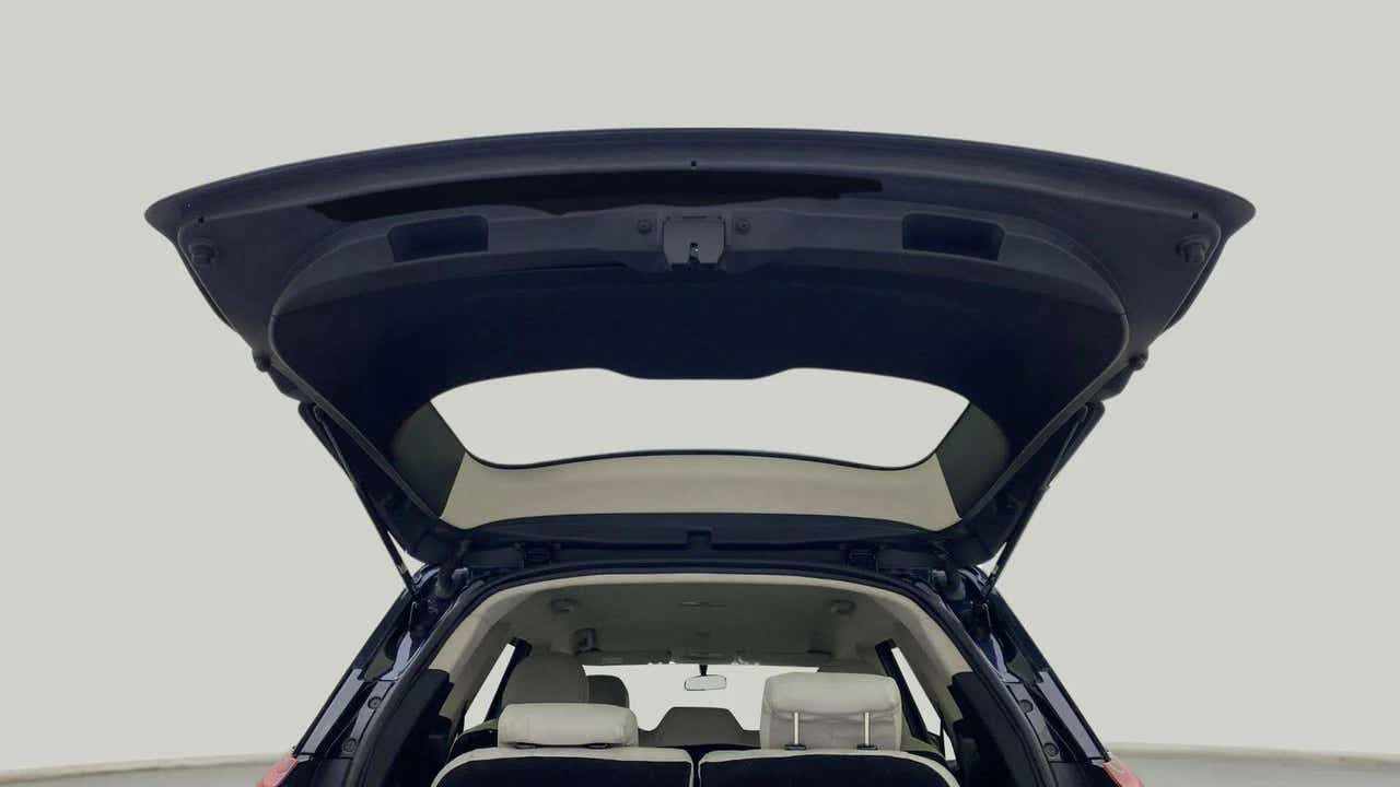 Boot open view of a Mahindra XUV700