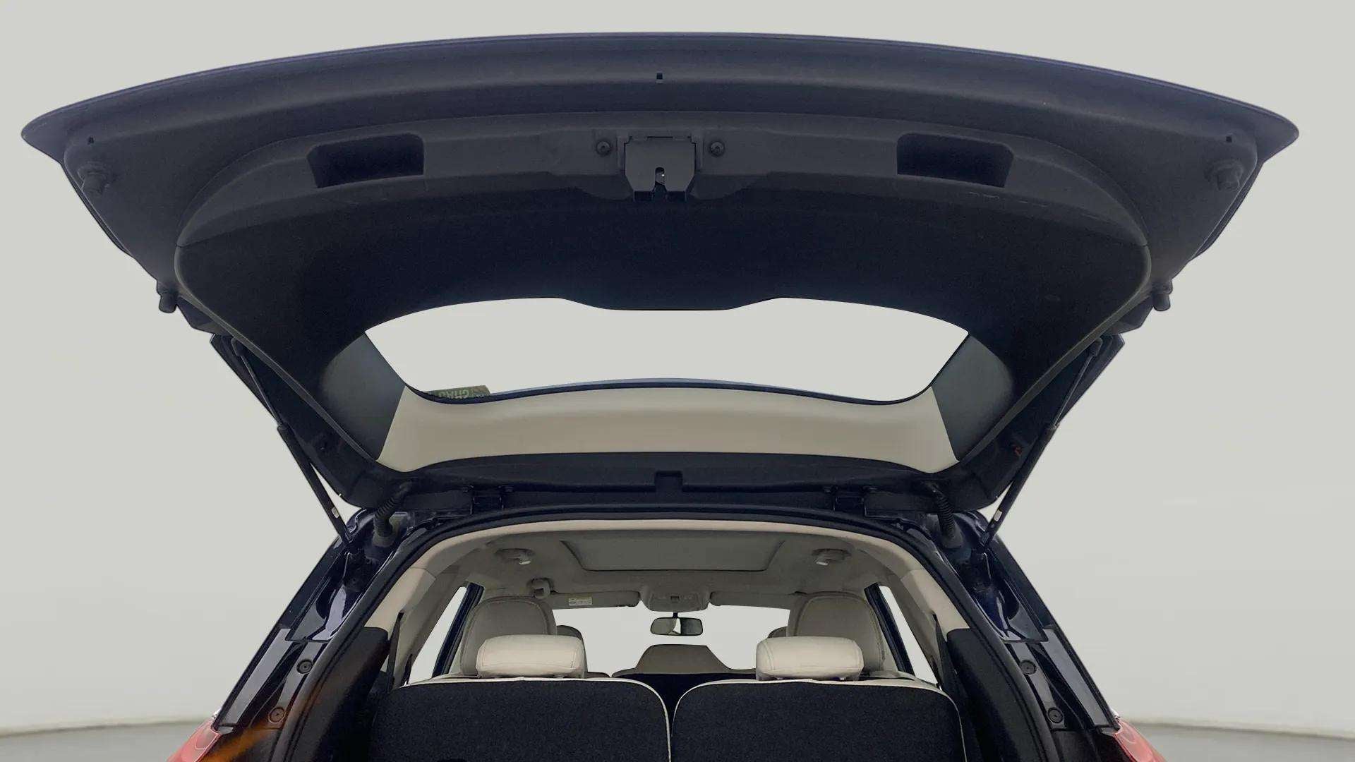 Boot open view of a Mahindra XUV700