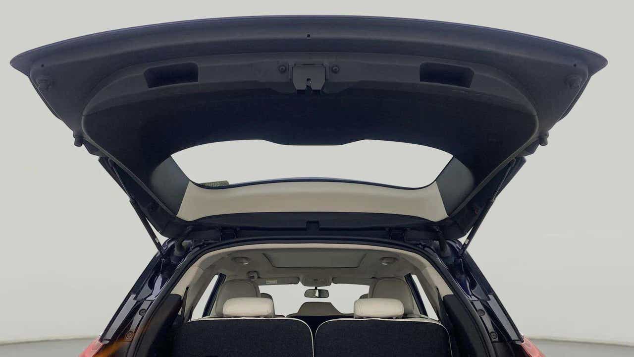 Boot open view of a Mahindra XUV700