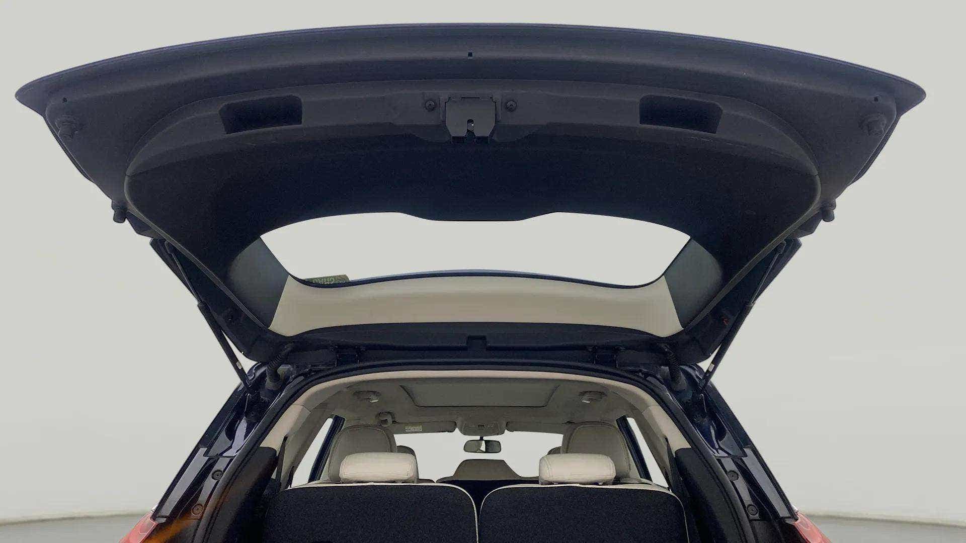 Boot open view of a Mahindra XUV700