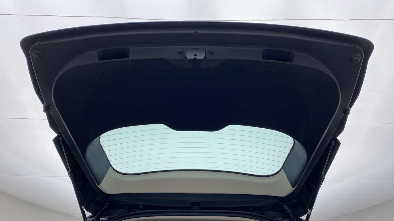 Boot lid interior of a Mahindra XUV700