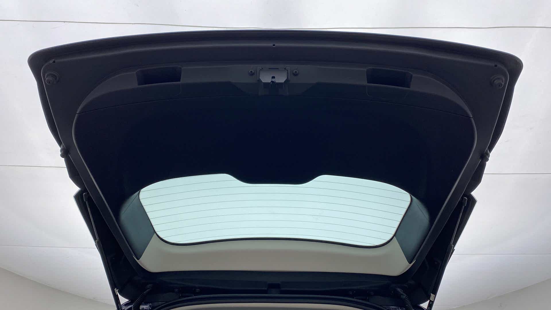 Boot lid interior of a Mahindra XUV700
