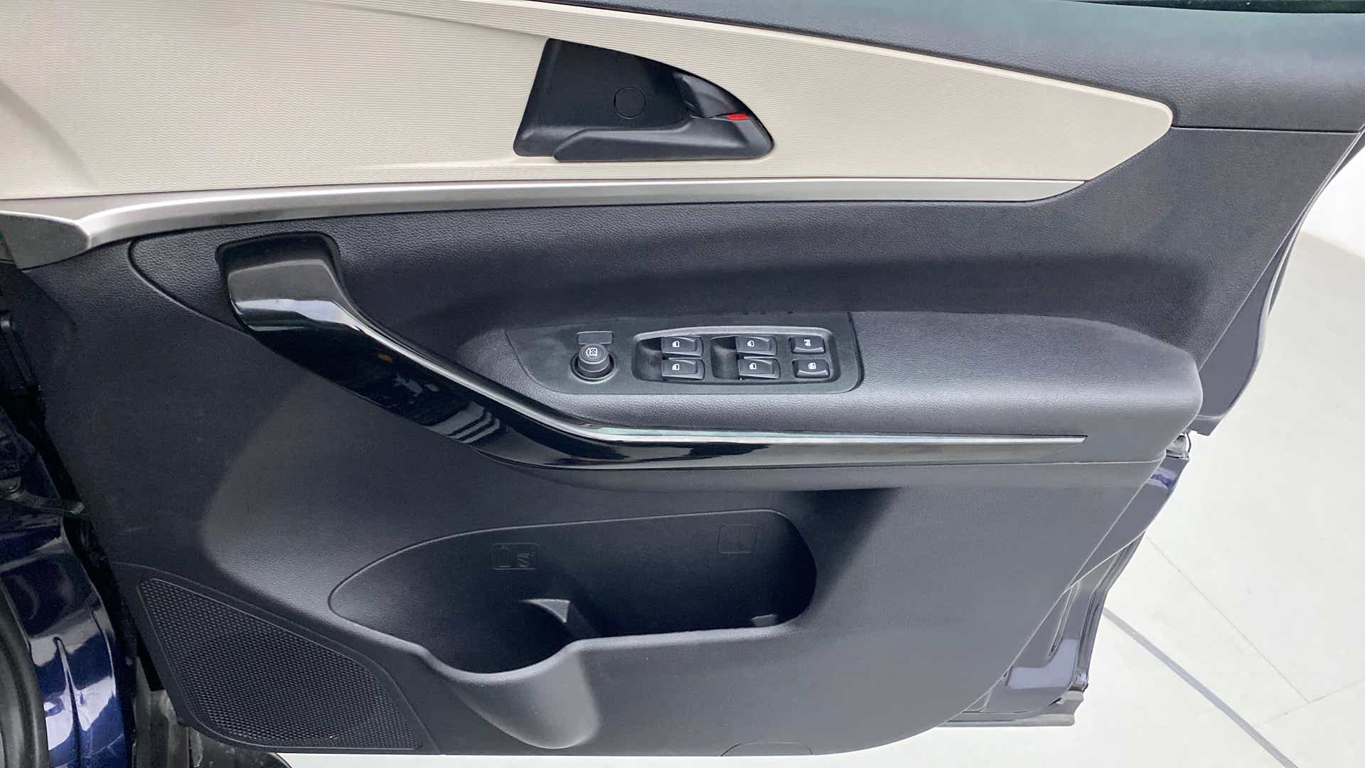 Interior door panel of a Mahindra XUV700