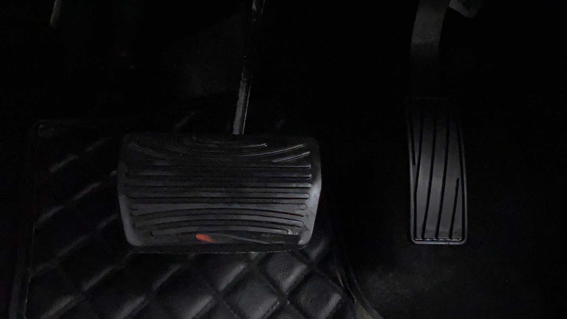 Pedals of a Mahindra XUV700