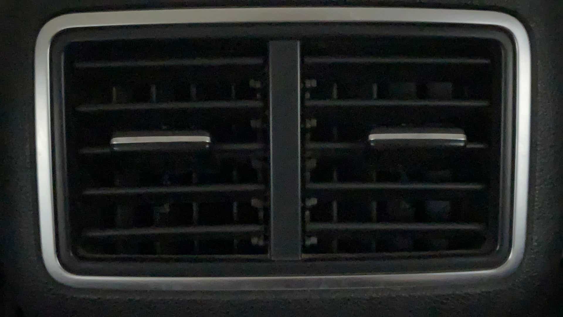 Close-up of an air conditioning vent of a Mahindra XUV700