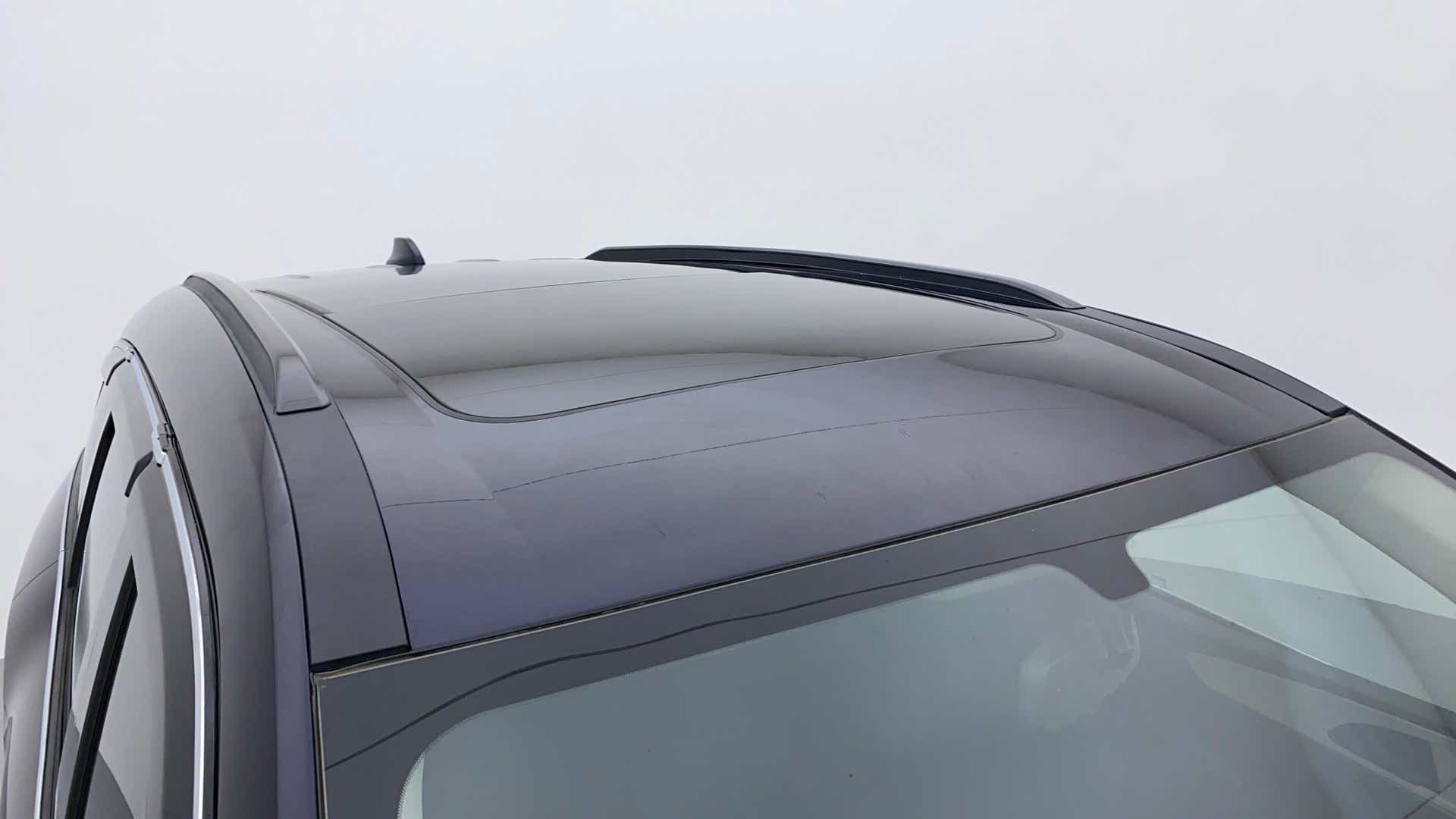 Sunroof view of a Mahindra XUV700