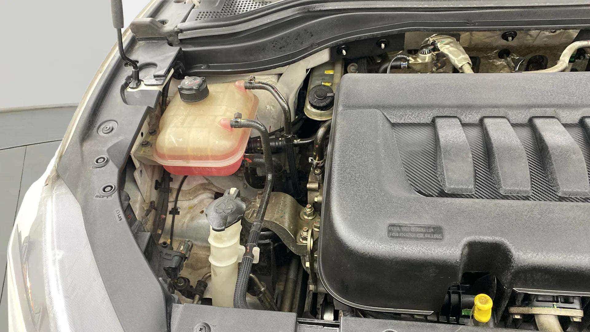 Engine bay of a Mahindra XUV700