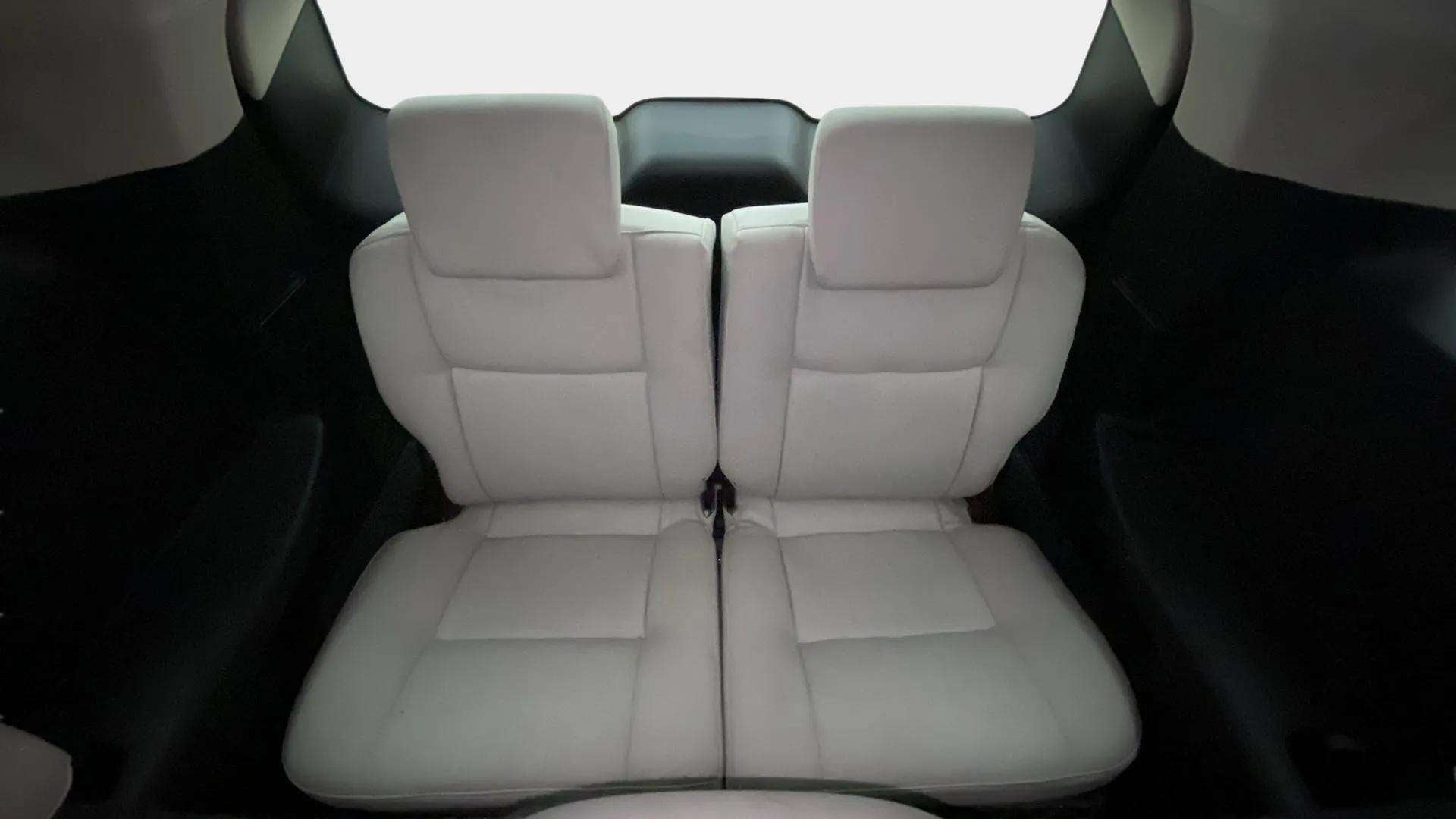 Rear seat view of a Mahindra XUV700