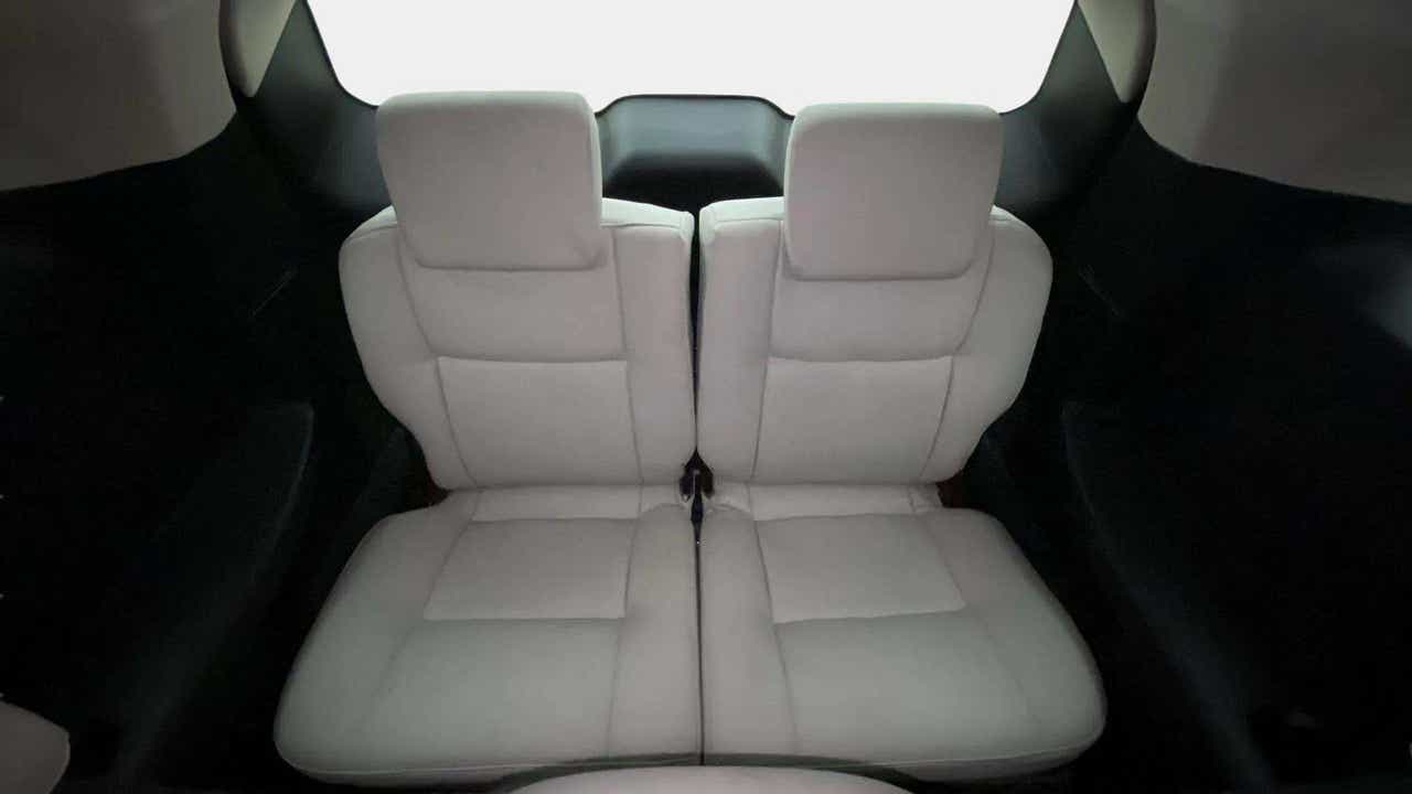Rear seat view of a Mahindra XUV700