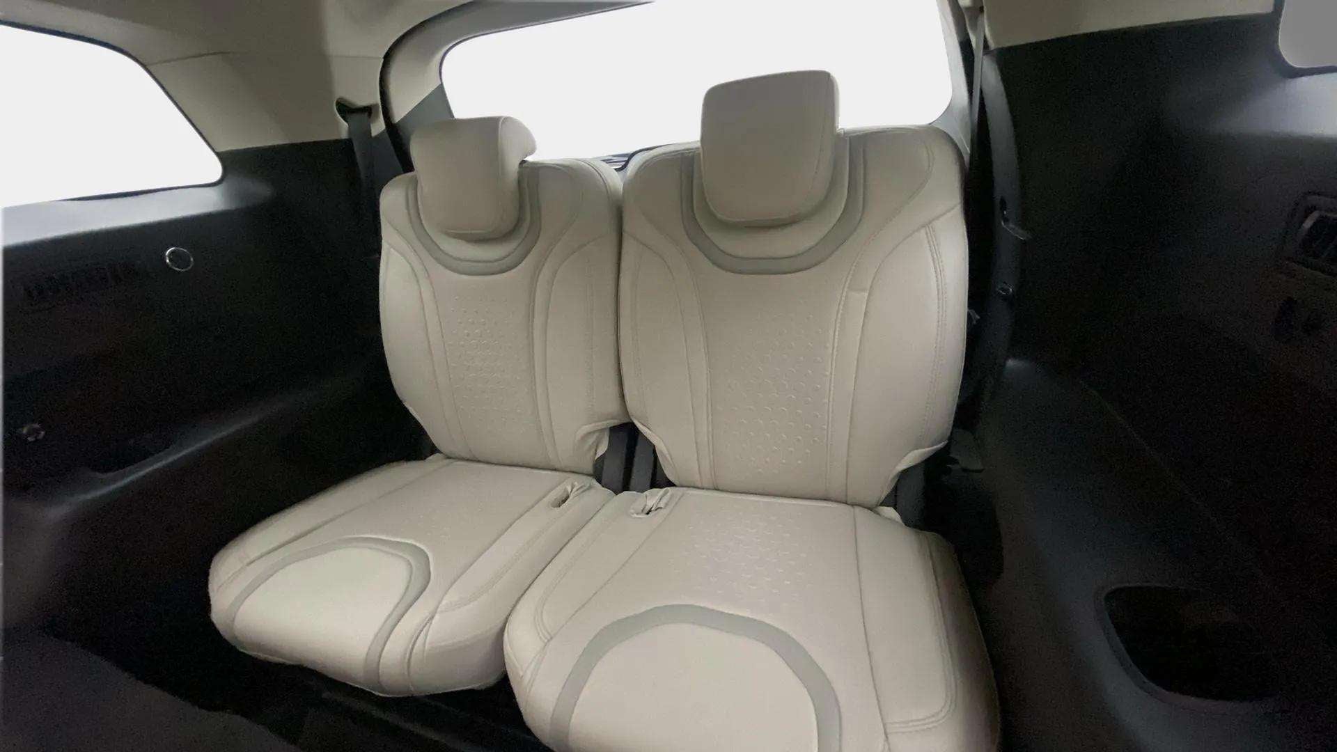 Rear seats of a Mahindra XUV700