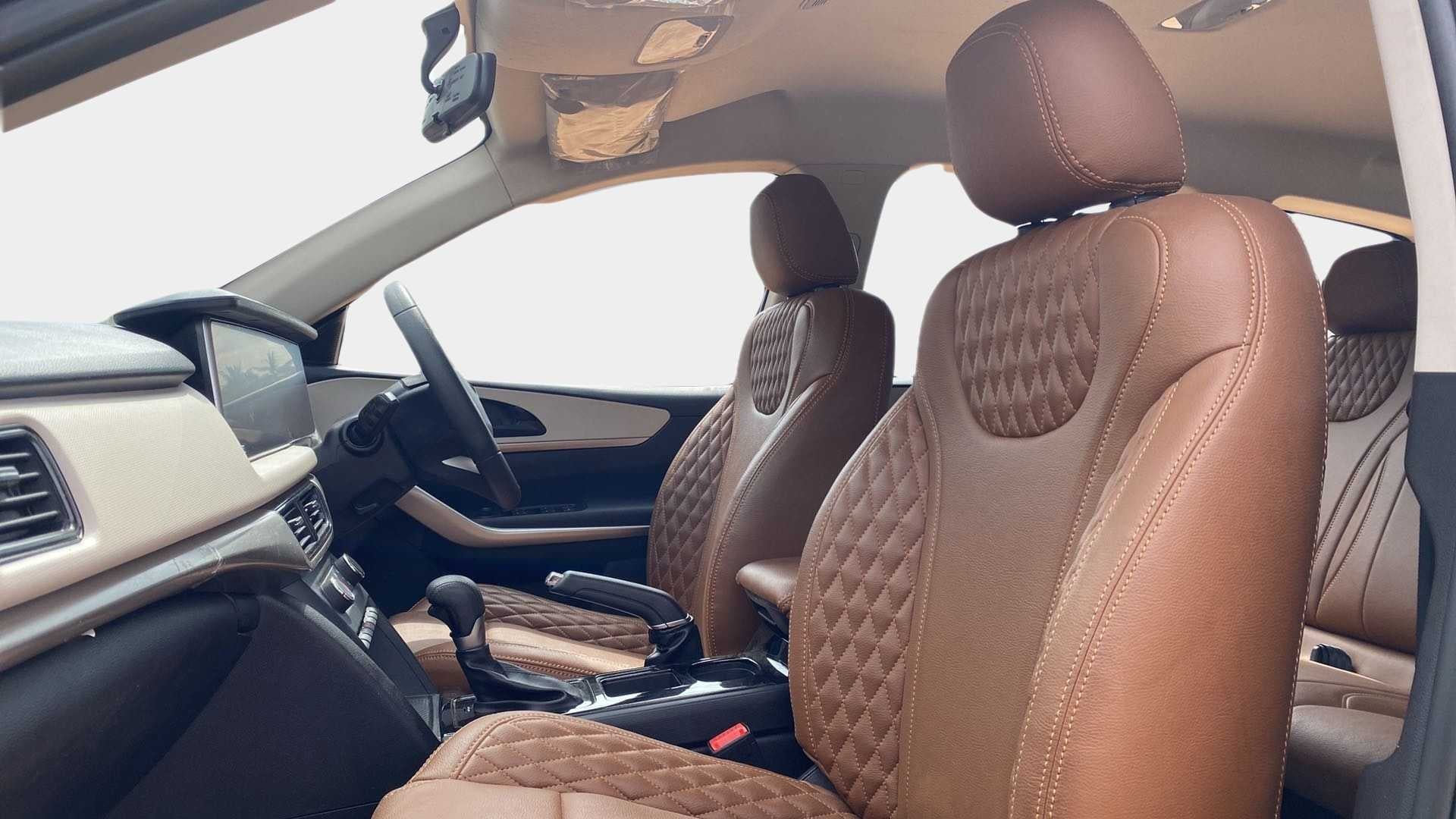 Front interior view of a Mahindra XUV700