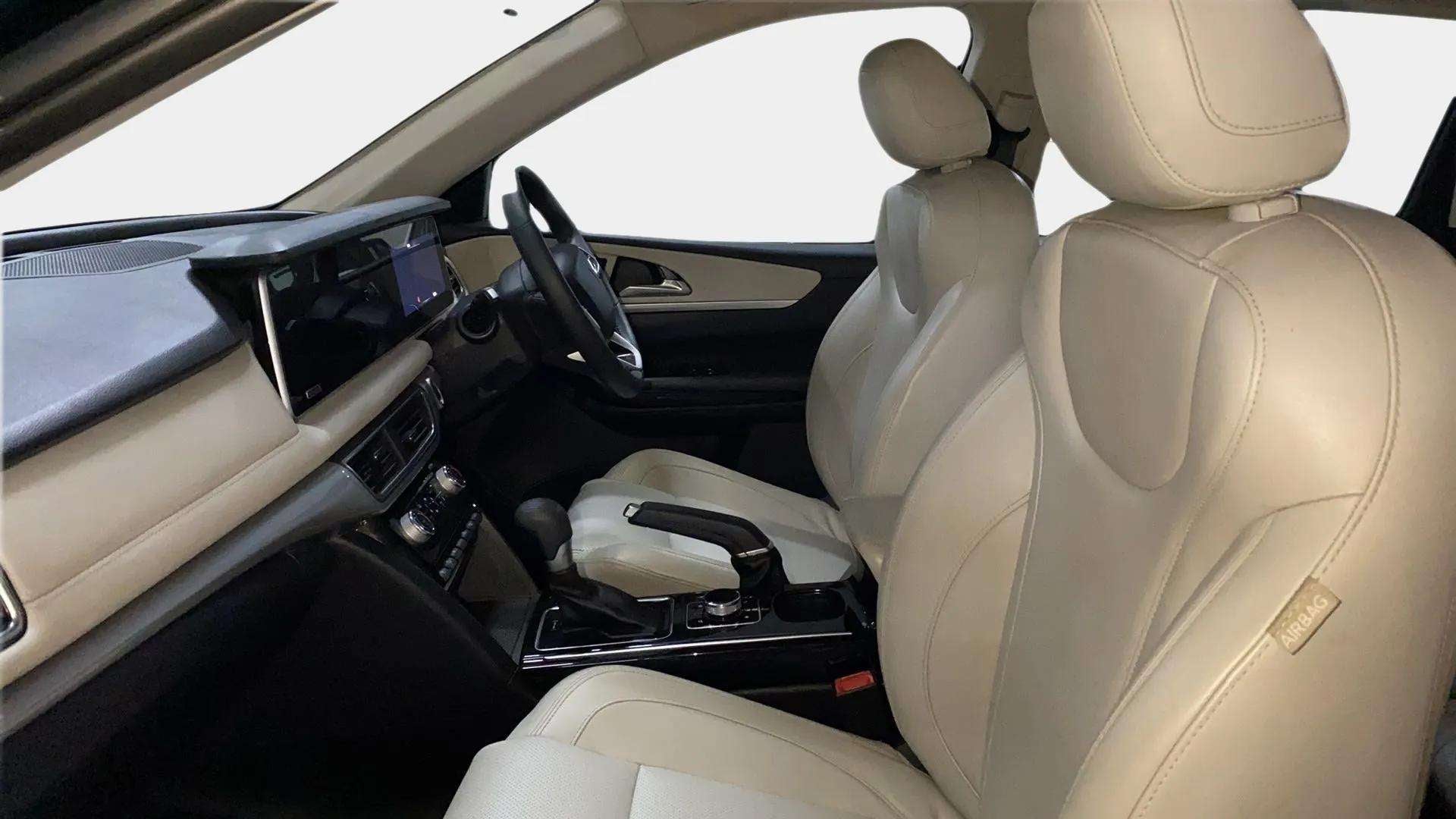 Front interior view of a Mahindra XUV700