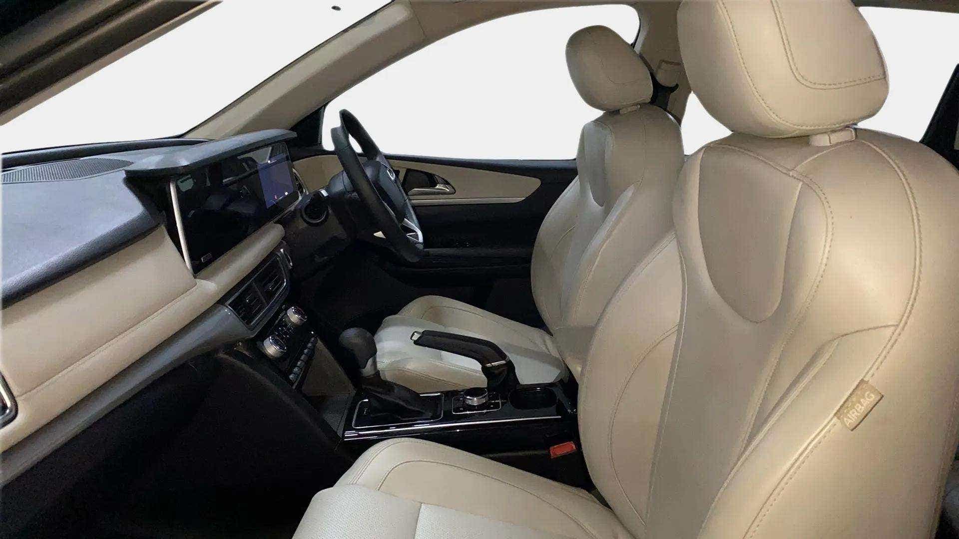 Front interior view of a Mahindra XUV700