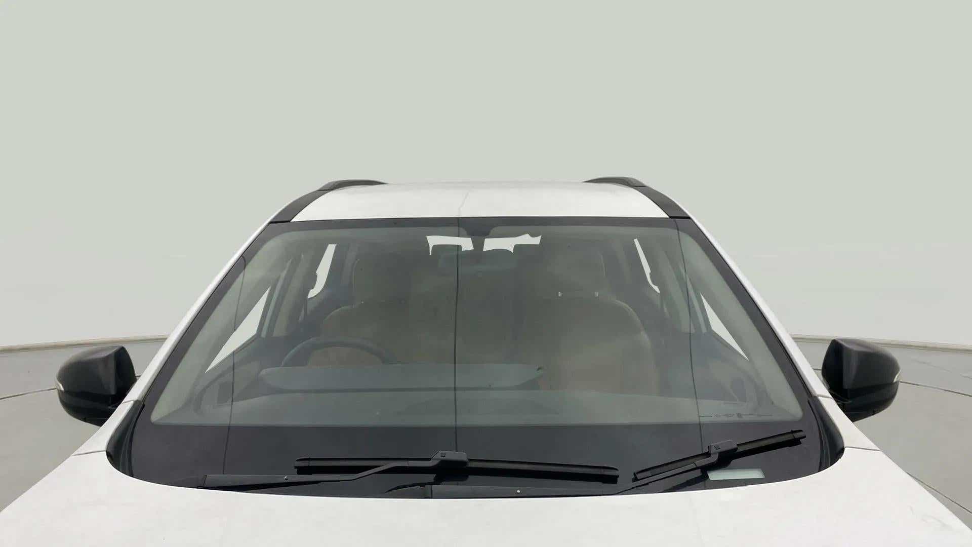 Front windshield view of a Mahindra XUV700