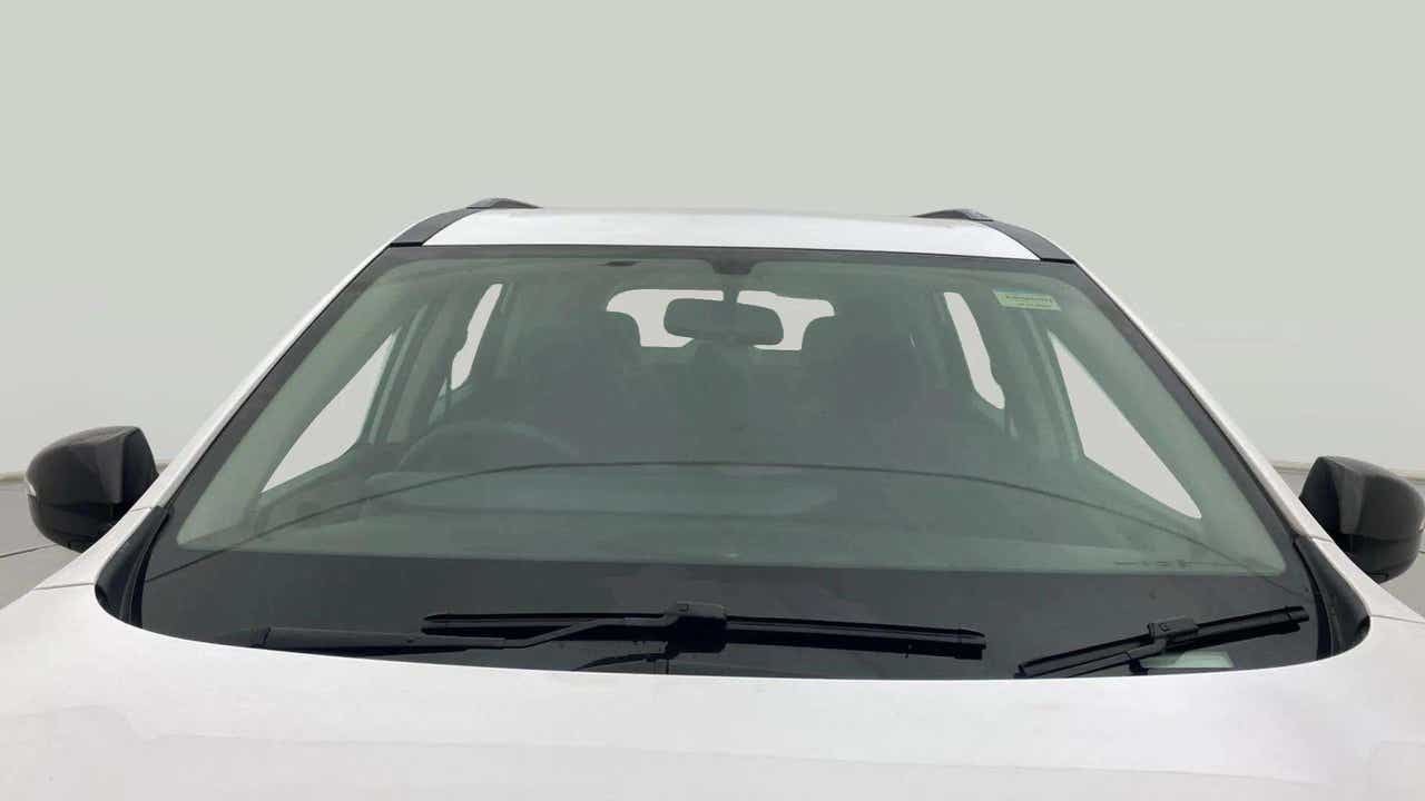 Front windshield view of a Mahindra XUV700
