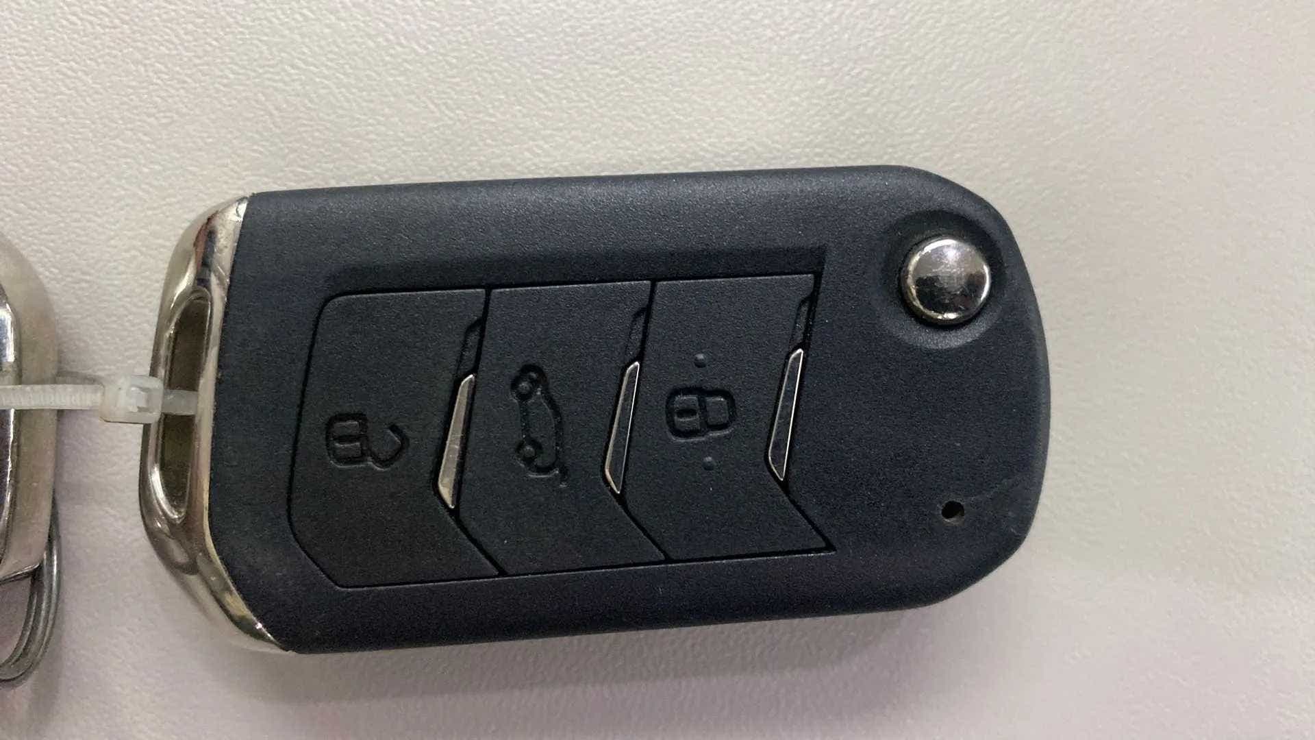 Close-up of a Mahindra XUV700 key fob