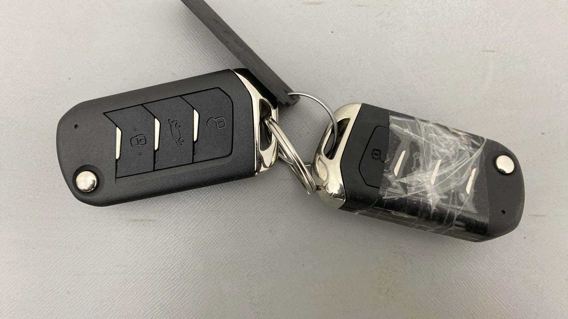 Car key fobs of a Mahindra XUV700