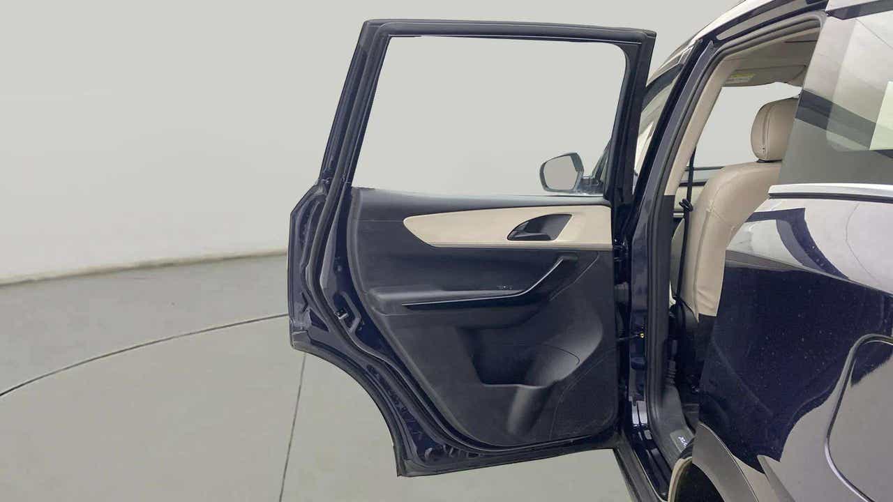 Rear door interior of a Mahindra XUV700
