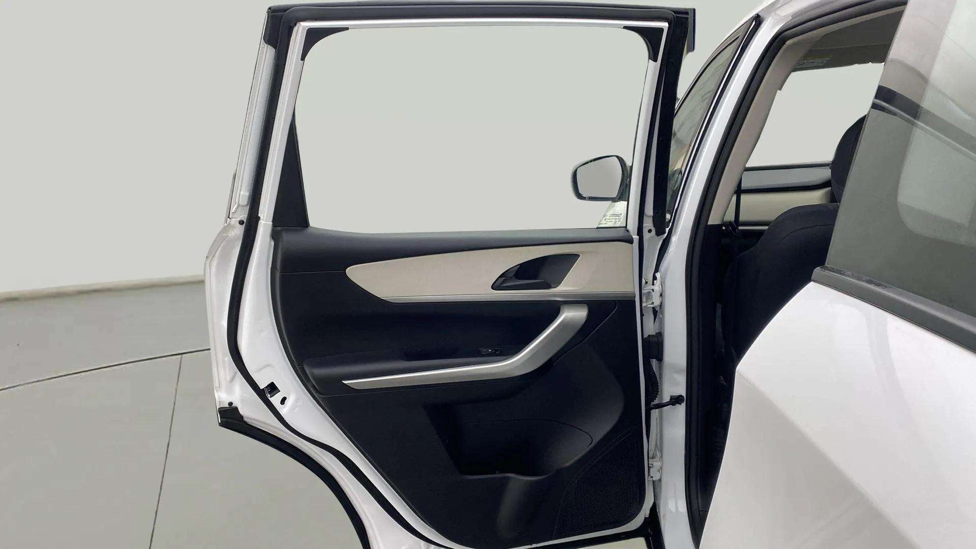 Rear door interior of a Mahindra XUV700