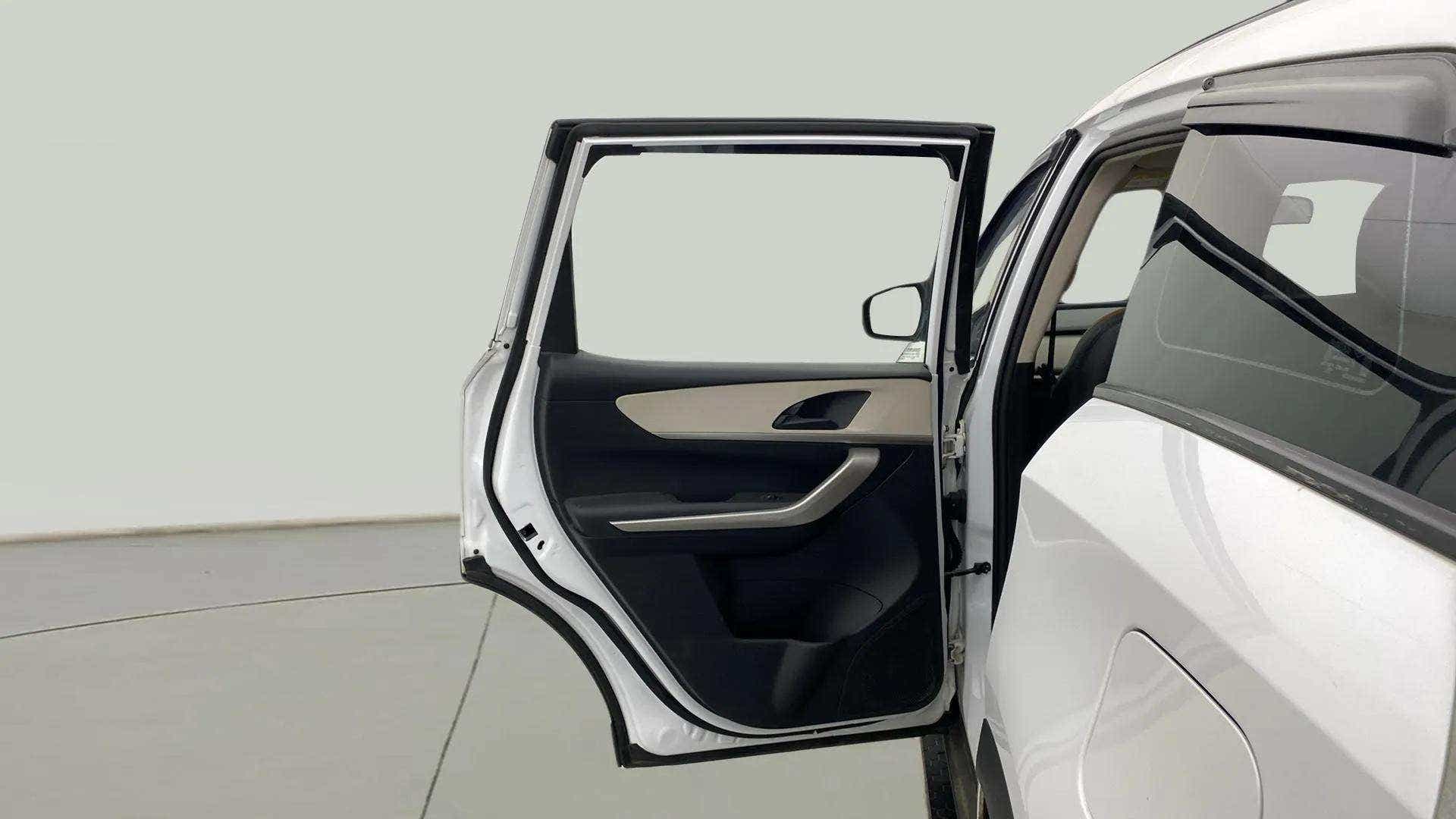 Rear door open view of a Mahindra XUV700