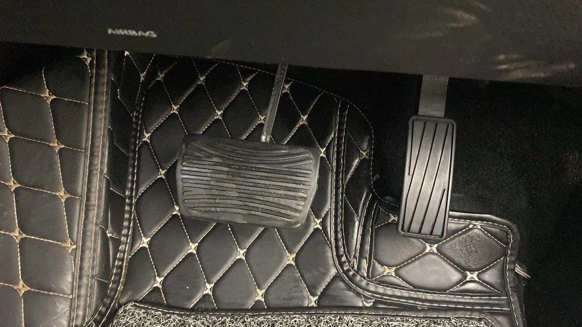 Foot pedal area of a Mahindra XUV700