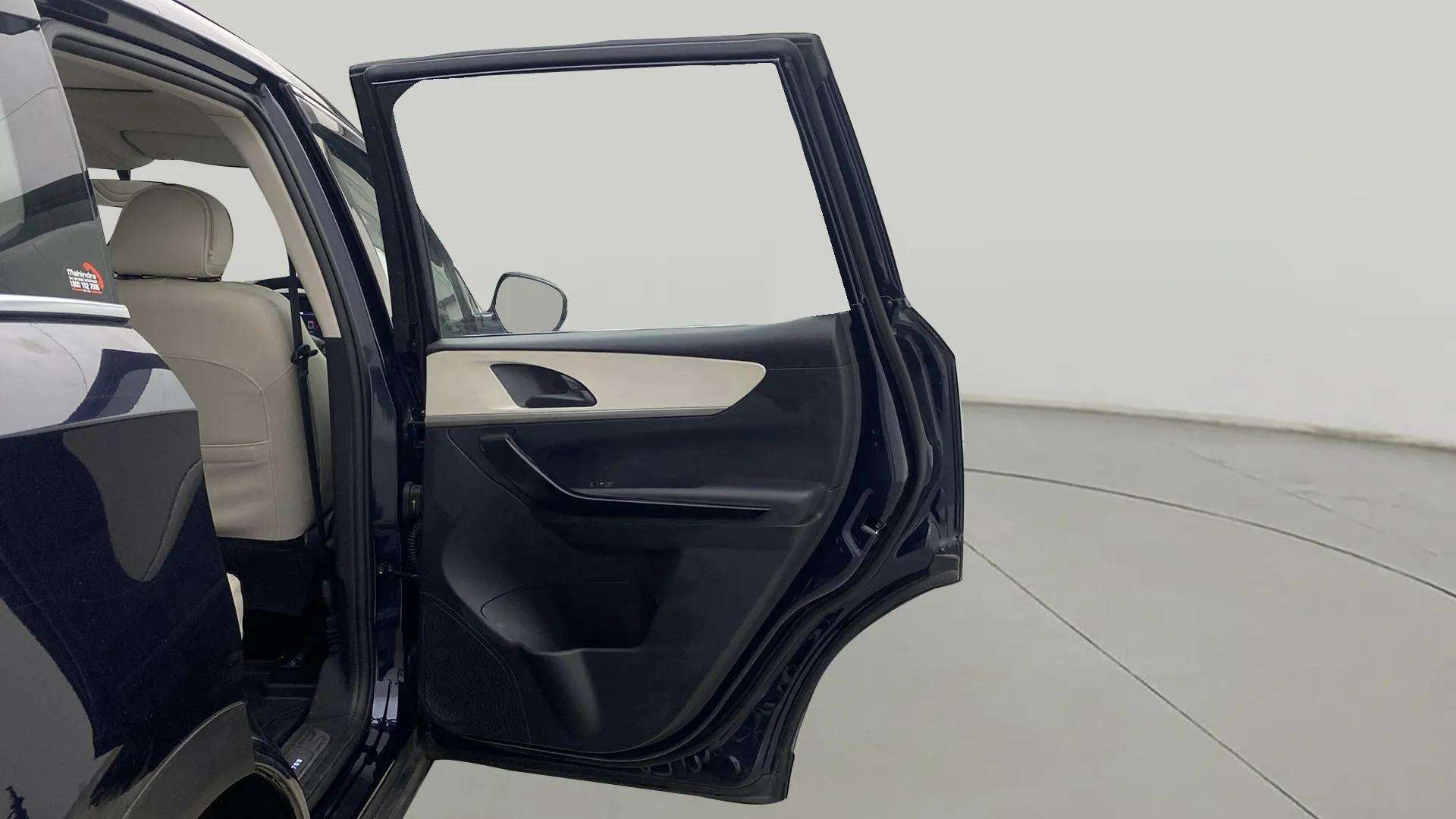 Rear door interior of a Mahindra XUV700