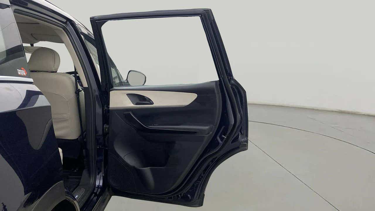 Rear door interior of a Mahindra XUV700