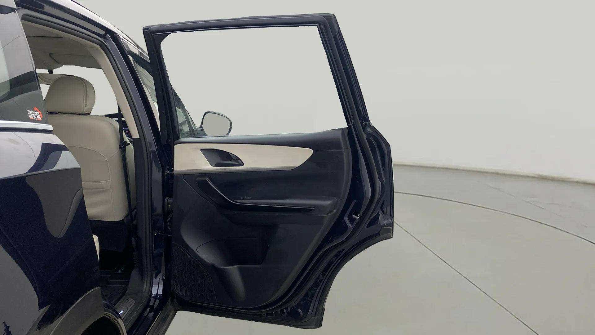 Rear door interior of a Mahindra XUV700