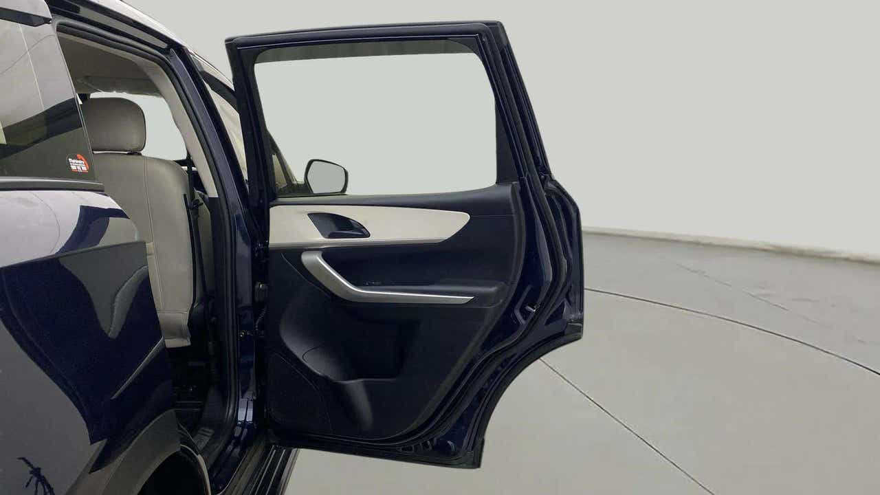 Rear door interior view of a Mahindra XUV700