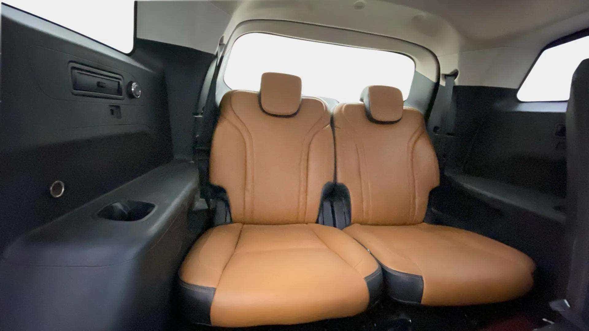 Third row seats of a Mahindra XUV700