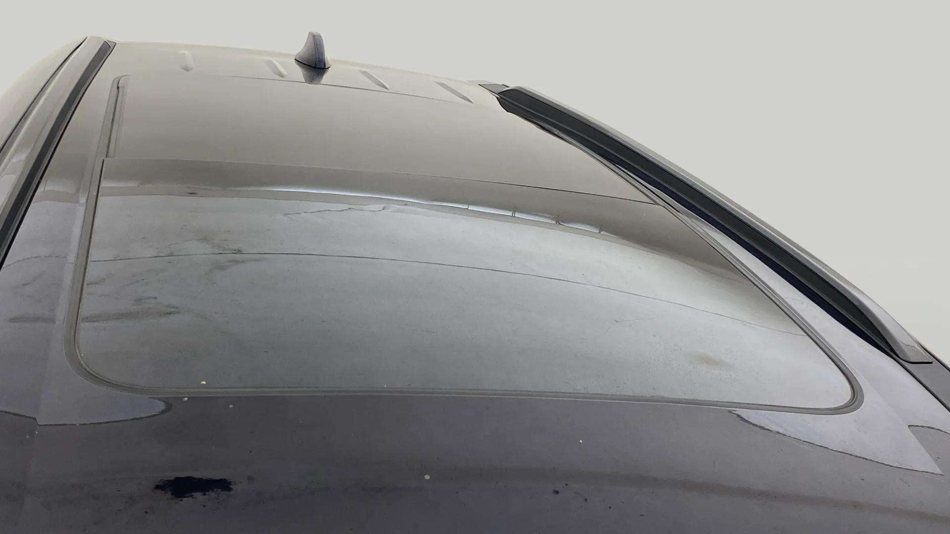 Sunroof view of a Mahindra XUV700