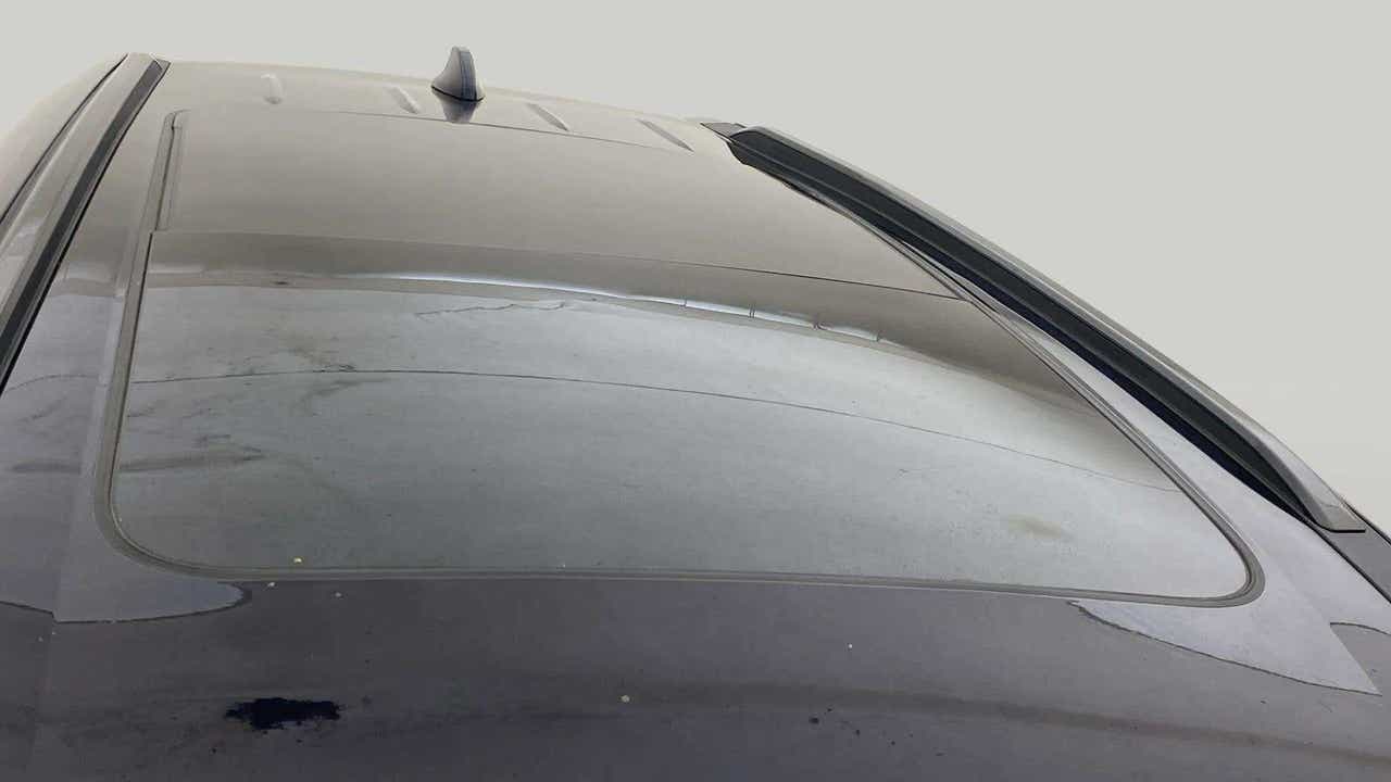 Sunroof view of a Mahindra XUV700