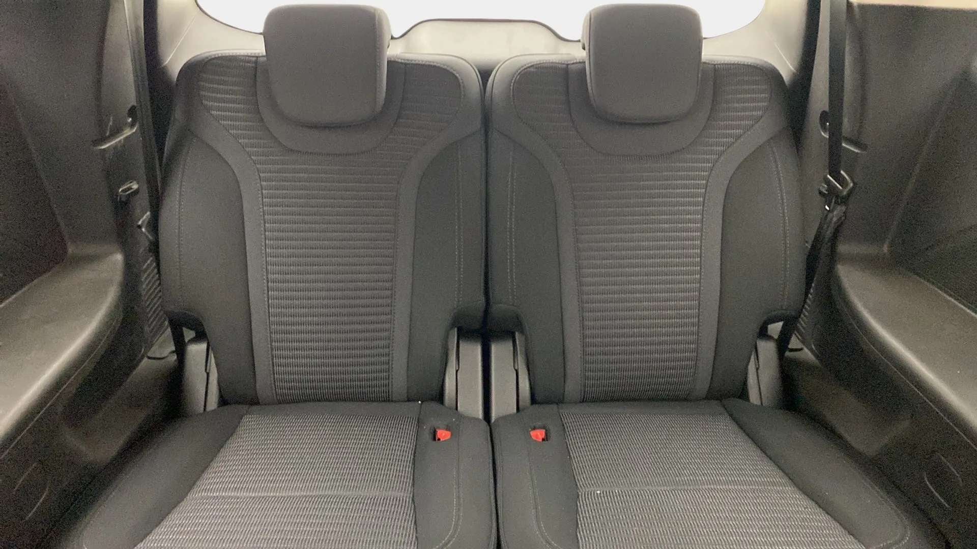 Rear seat view of a Mahindra XUV700