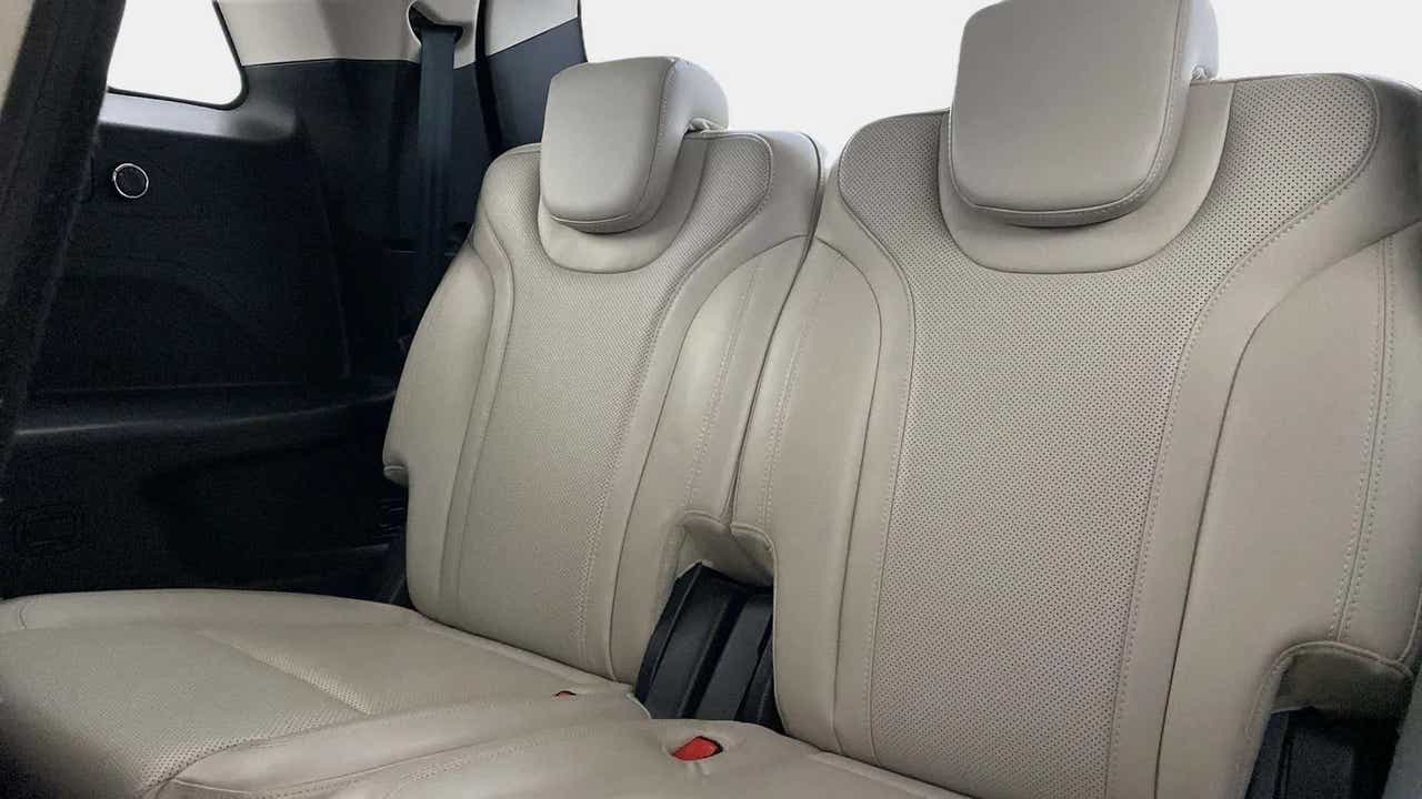 Rear seat view of a Mahindra XUV700
