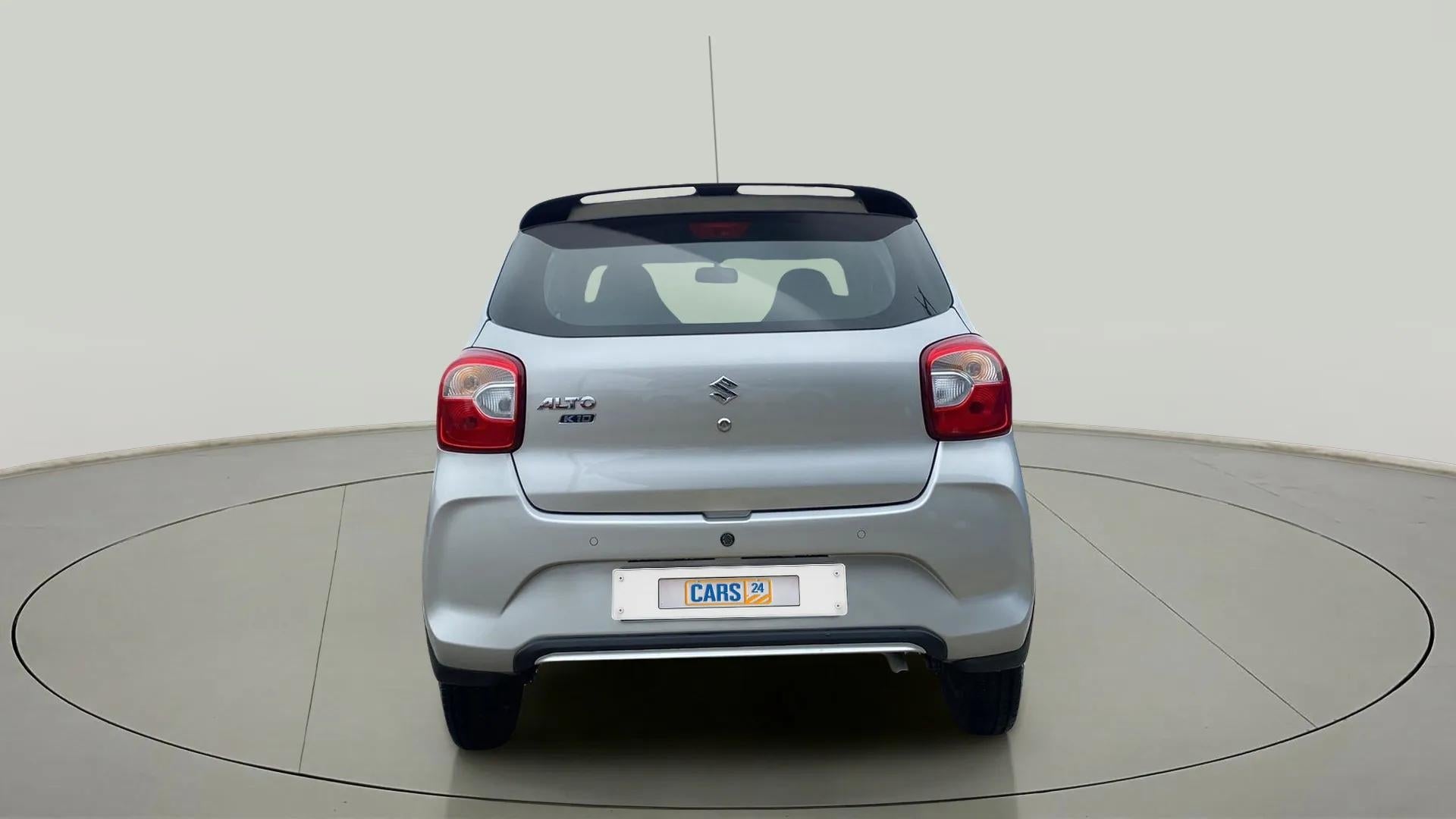 Rear view of a maruti suzuki alto k10