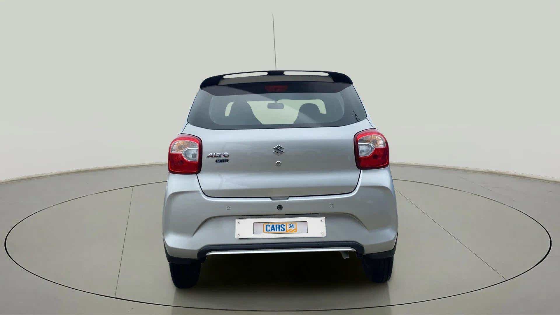 Rear view of a maruti suzuki alto k10