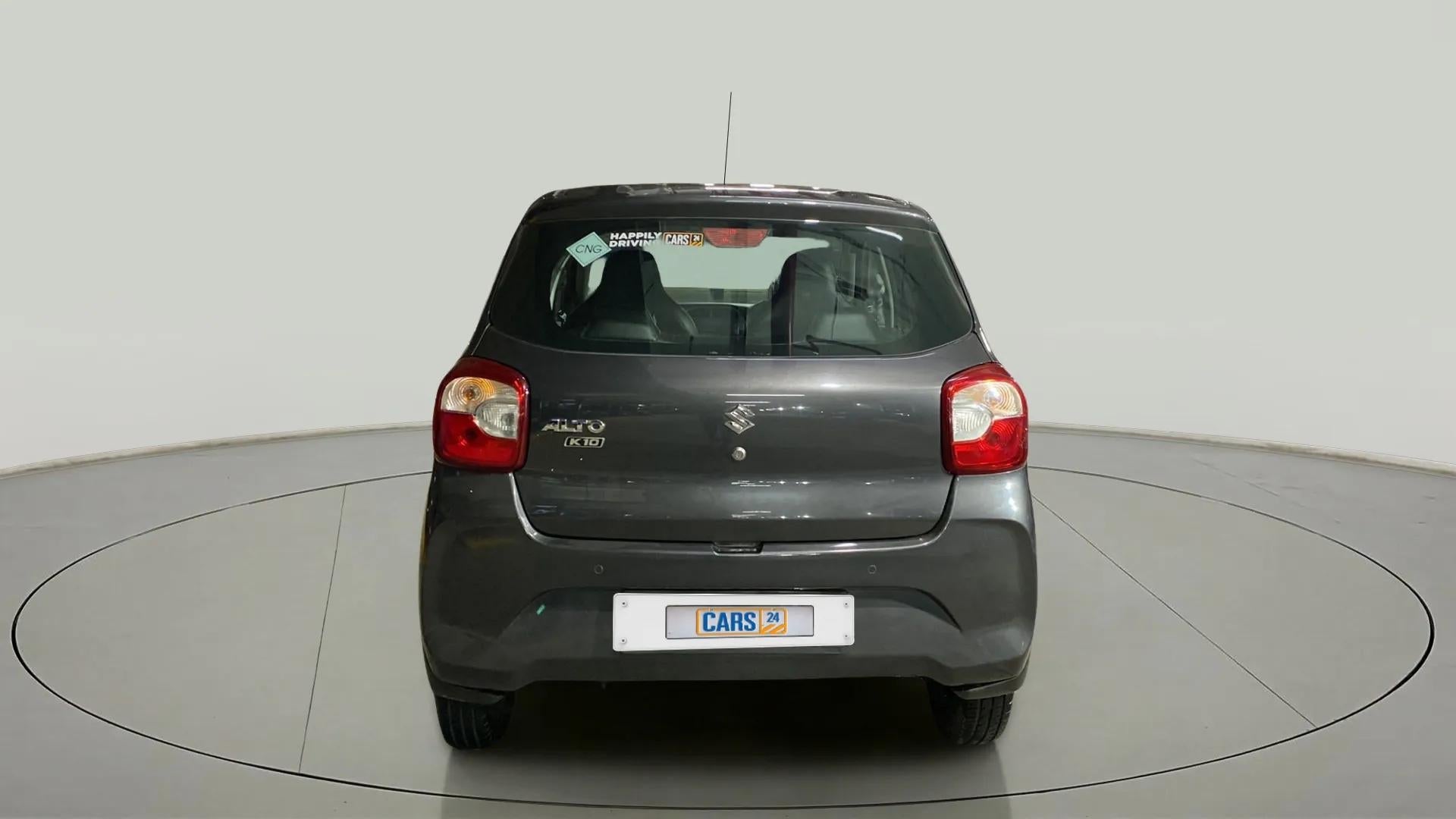 Rear view of a Maruti Suzuki Alto K10