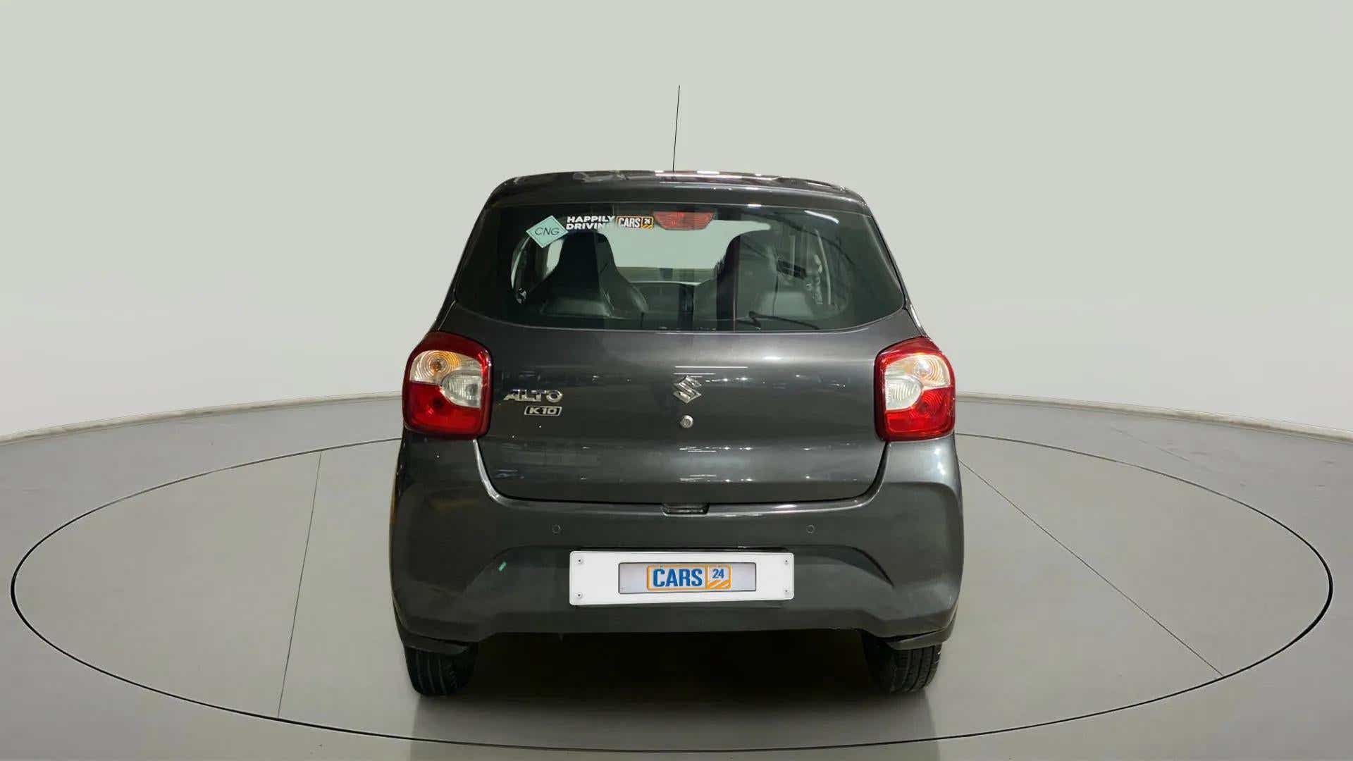 Rear view of a Maruti Suzuki Alto K10
