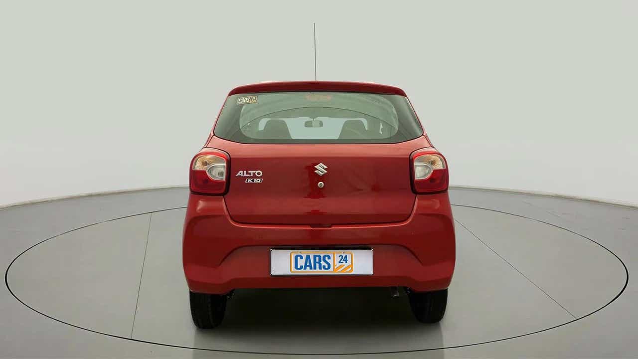 Rear view of a maruti suzuki alto k10