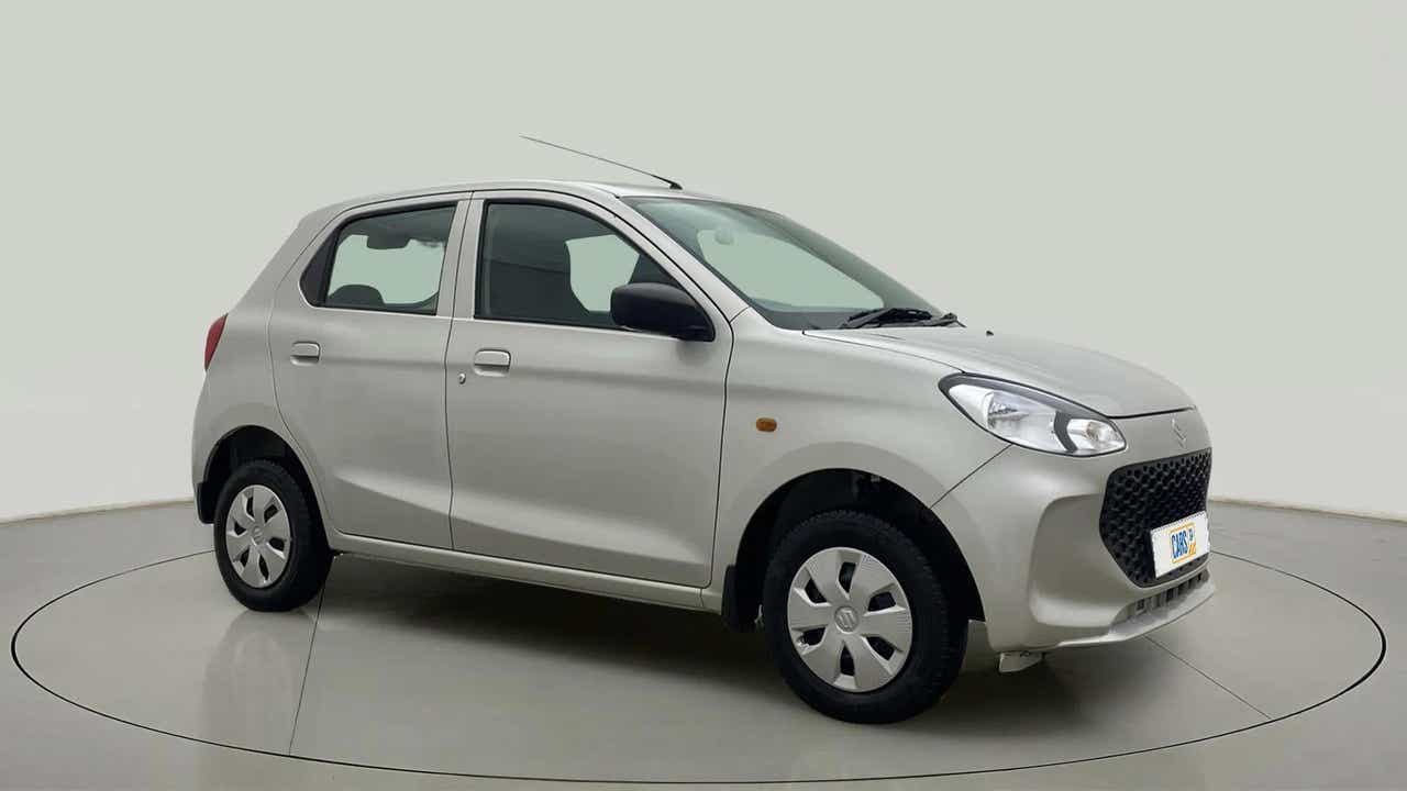 Front three-quarter view of a Maruti Suzuki Alto K10