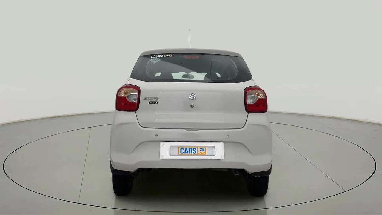 Rear view of a maruti suzuki alto k10