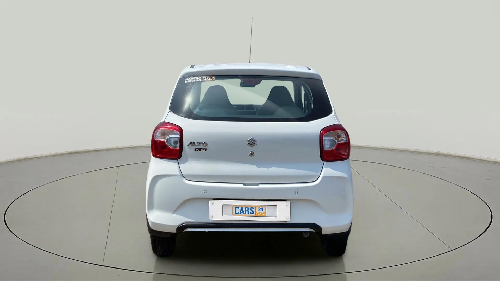 Rear view of a maruti suzuki alto k10