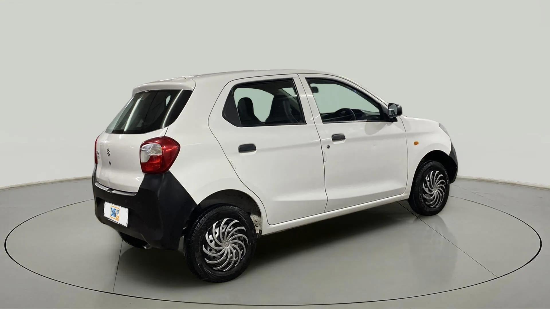 Rear three-quarter of a Maruti Suzuki Alto K10