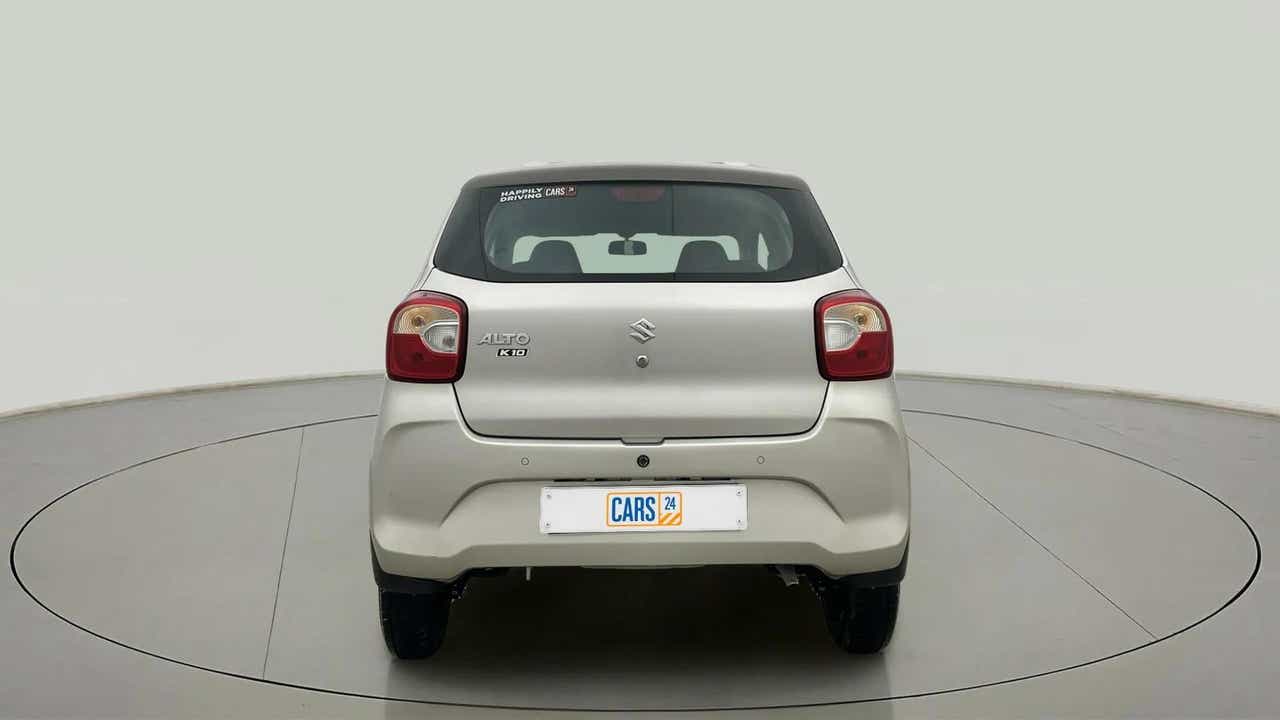 Rear view of a maruti suzuki alto k10